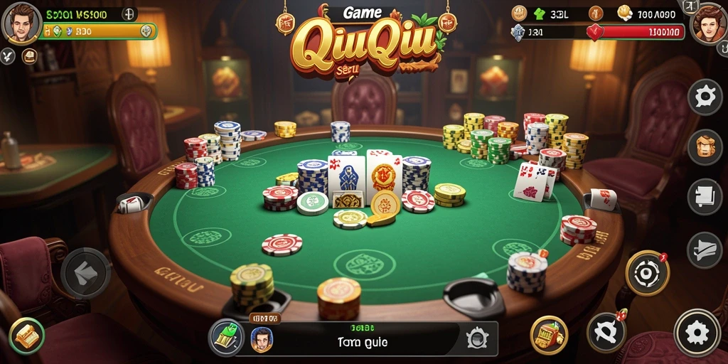 Tampilan gameplay QiuQiu yang seru dan penuh aksi.