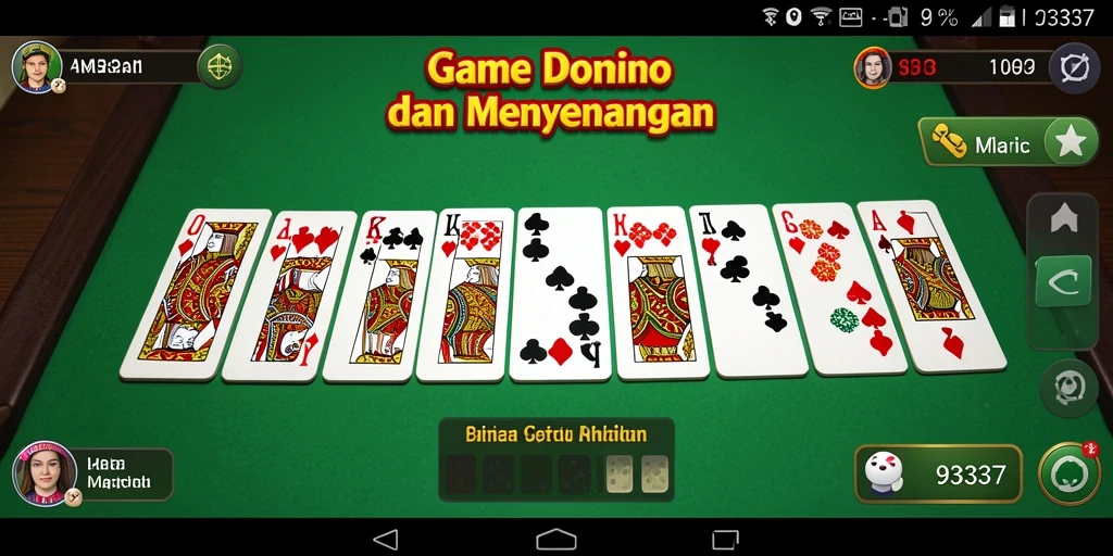 Screenshot game Domino 93337 menampilkan gameplay yang menarik dan interaktif.