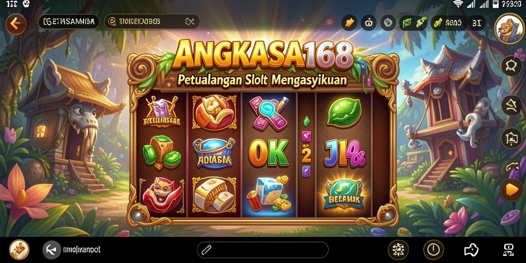 Screenshot gameplay ANGKASA168 dengan tampilan slot yang menarik.