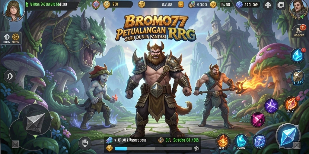 Tangkapan layar <strong>BROMO77</strong> menampilkan pengalaman bermain RPG yang mendalam.