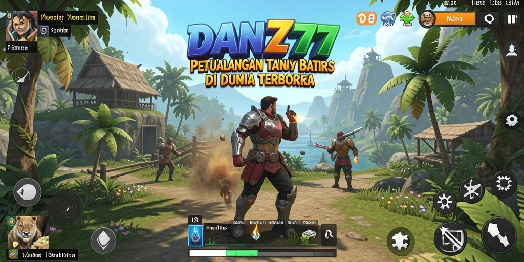 Tampilan menarik dari gameplay Open World di DAN777.