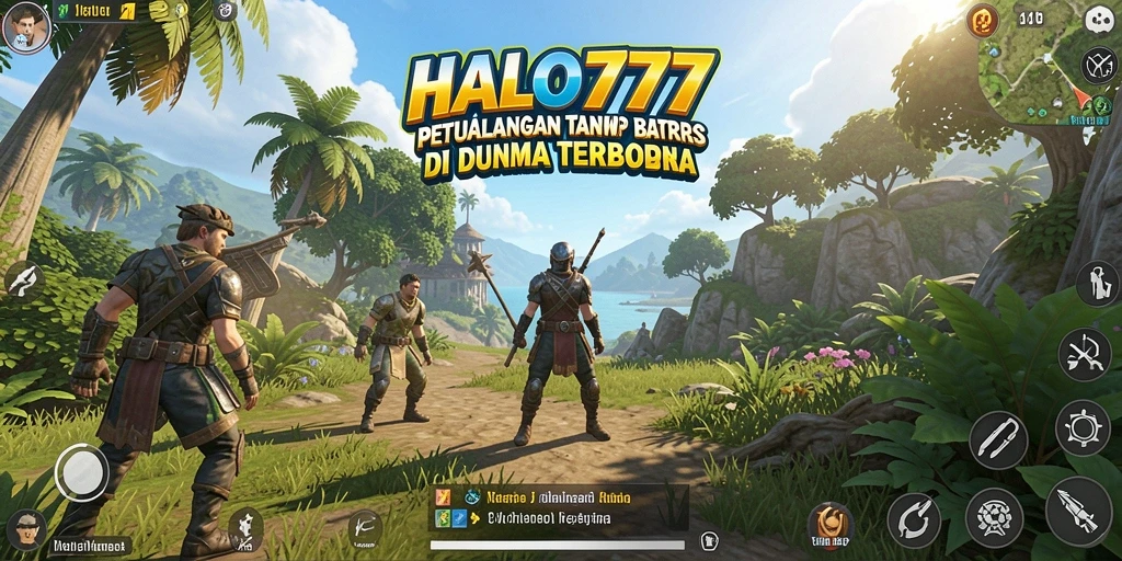 Tampilan gameplay HALO777 yang menakjubkan di dunia terbuka.