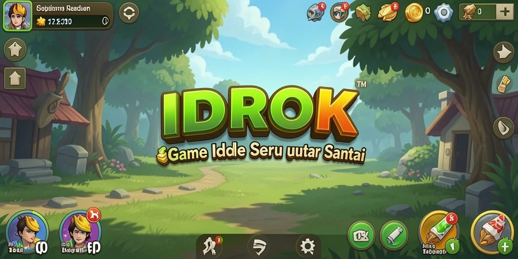 Screenshot IDROK menampilkan gameplay yang santai dan memuaskan.