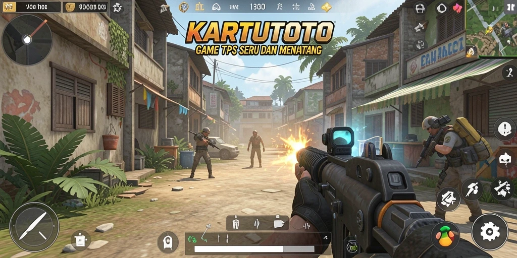 Tampilan gameplay KARTUTOTO yang intens dan menegangkan.