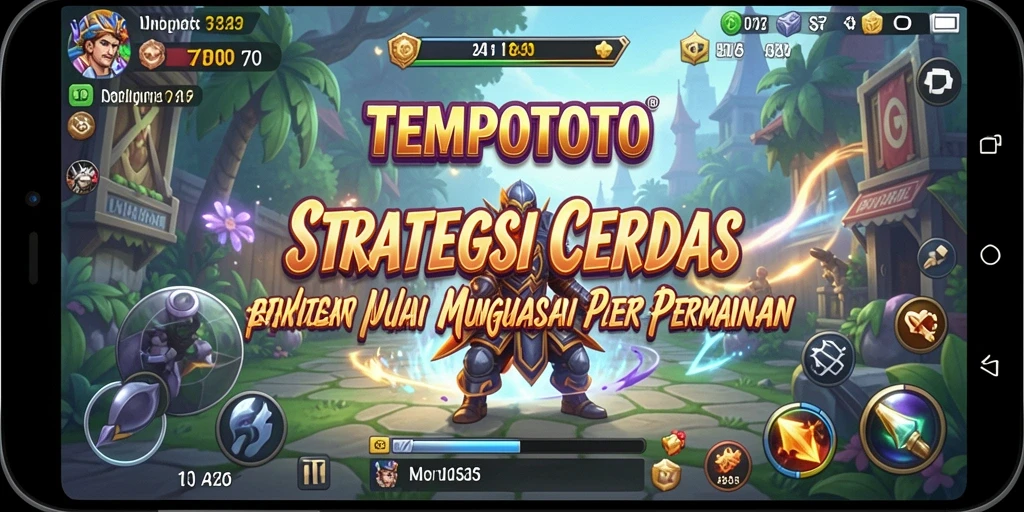 Tampilan gameplay TEMPOTOTO yang menarik dan mendebarkan.