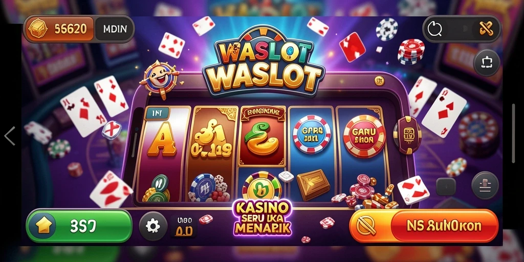 Screenshot utama dari permainan Kasino yang seru dan menarik di WASLOT.